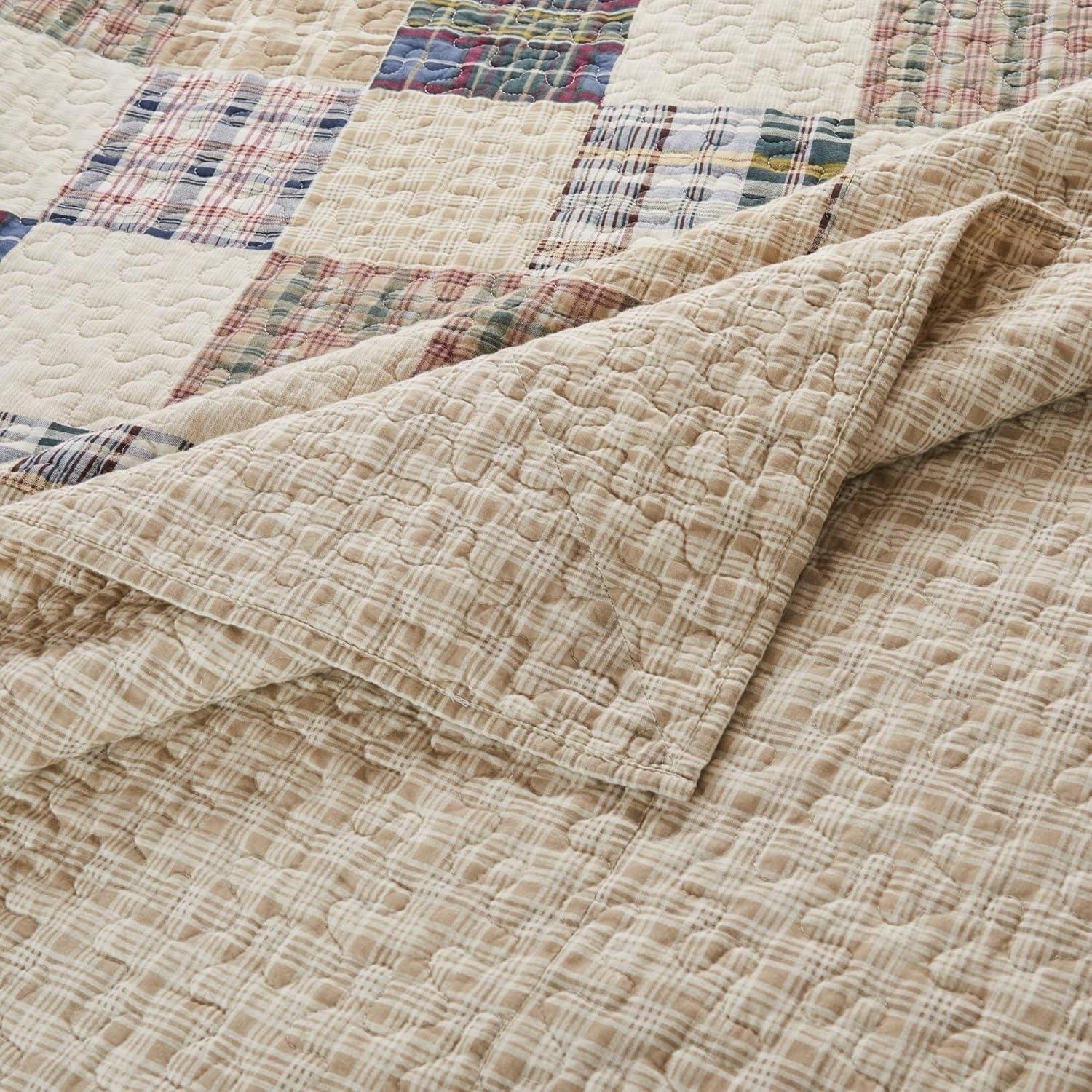 Taozhiyuan Cotton Quilted Bedspread Set 3-Piece Jumbo King 1