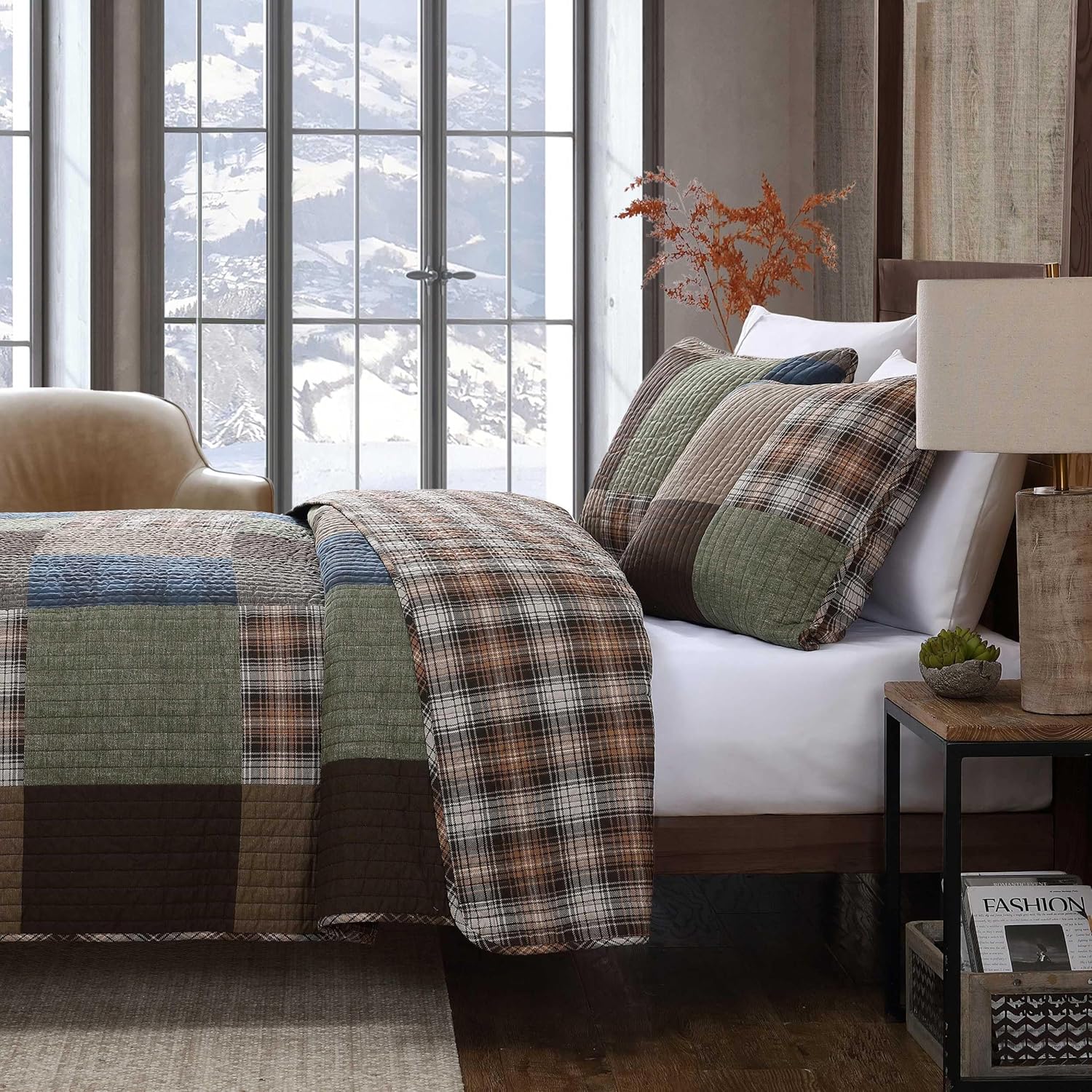 Eddie Bauer Classic Patchwork Quilt Set