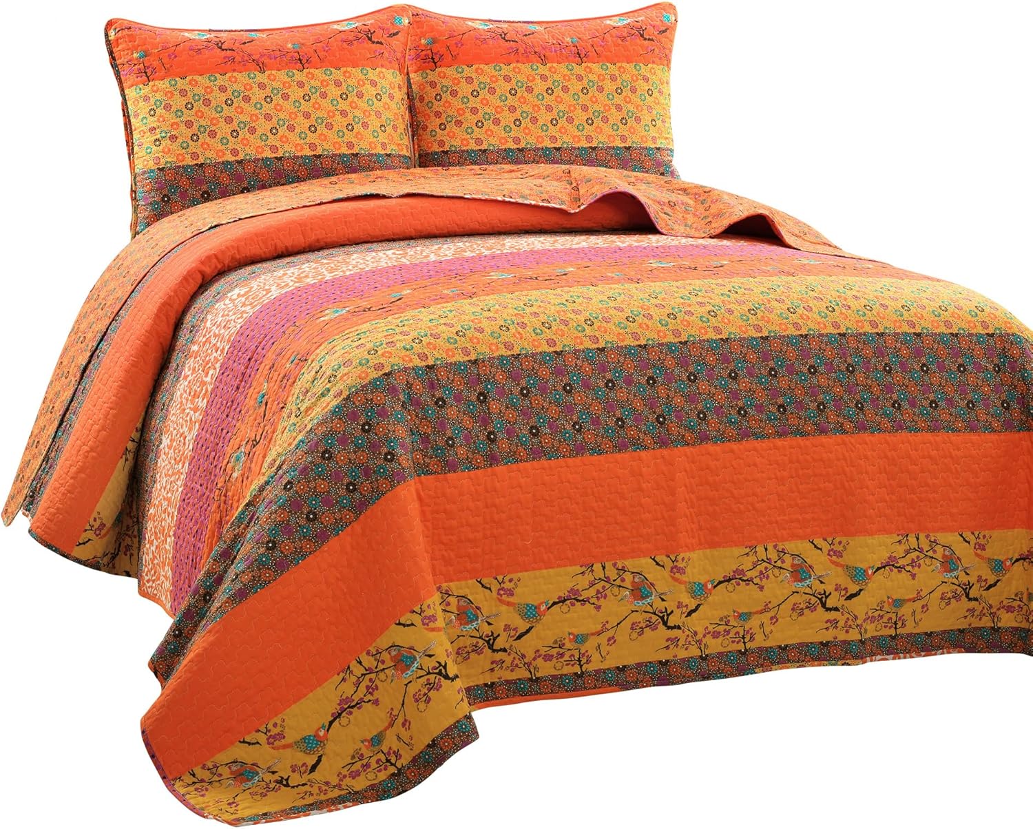 Lush Decor Royal Empire Reversible Cotton Quilt Set