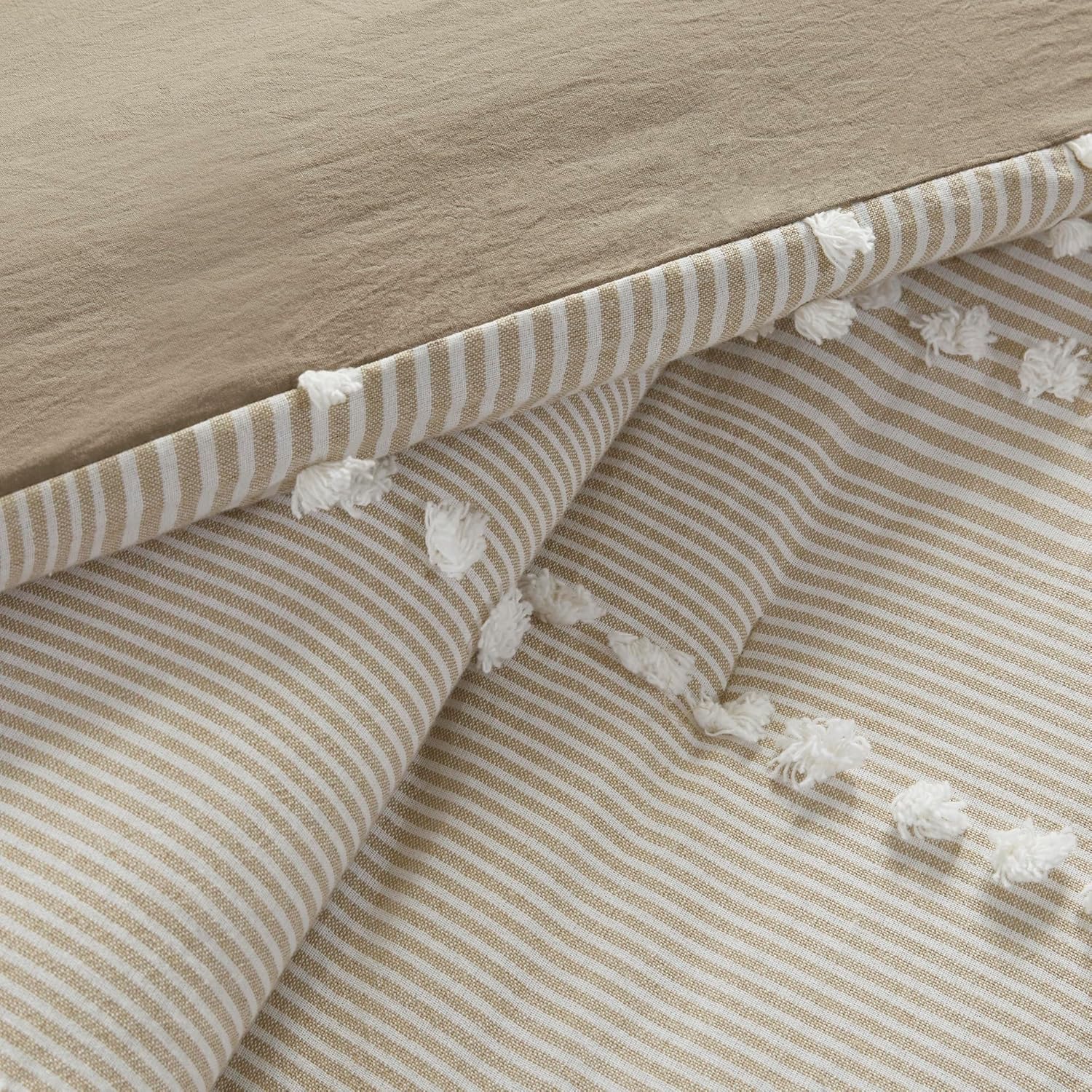 Harbor House 100 Cotton Duvet Set - Tufted Design King 106x90 3 Piece