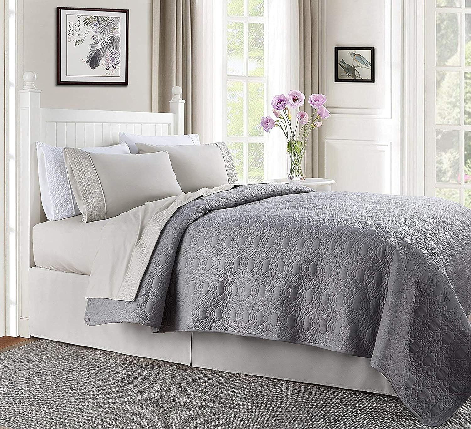 Elegant Comfort Luxury 4-Piece Twin Bed Sheet Set