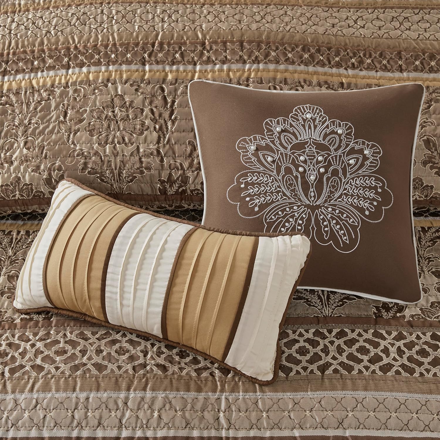 Madison Park Bellagio Bedspread Set 6 Piece KingCal King