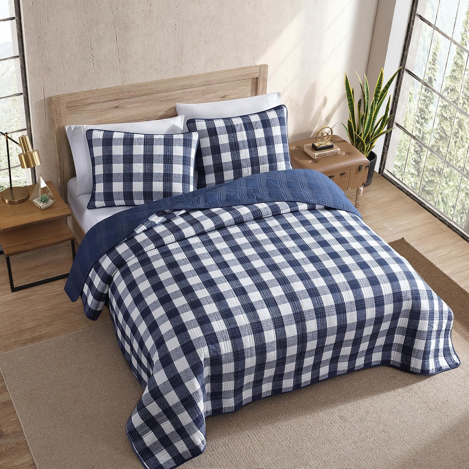Eddie Bauer Home Lake House Bedding Set Twin Blue