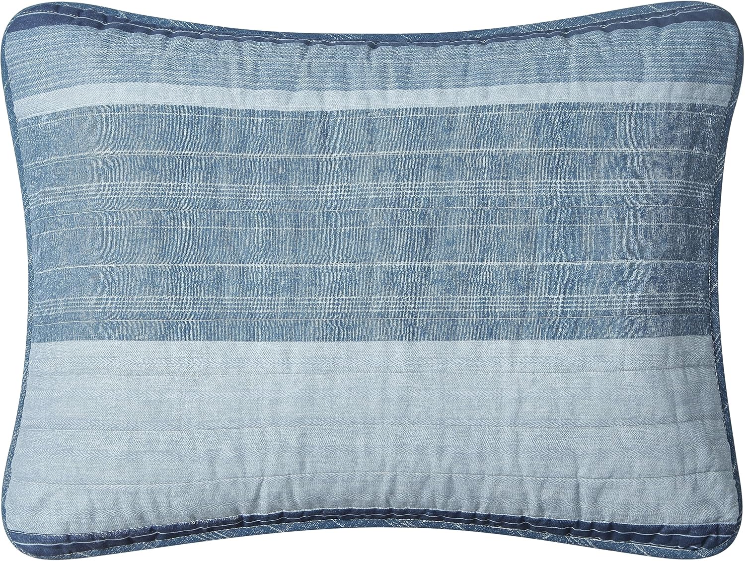 Nautica Twin Quilt Set - Ridgeport Blue Cotton Reversible Bedding