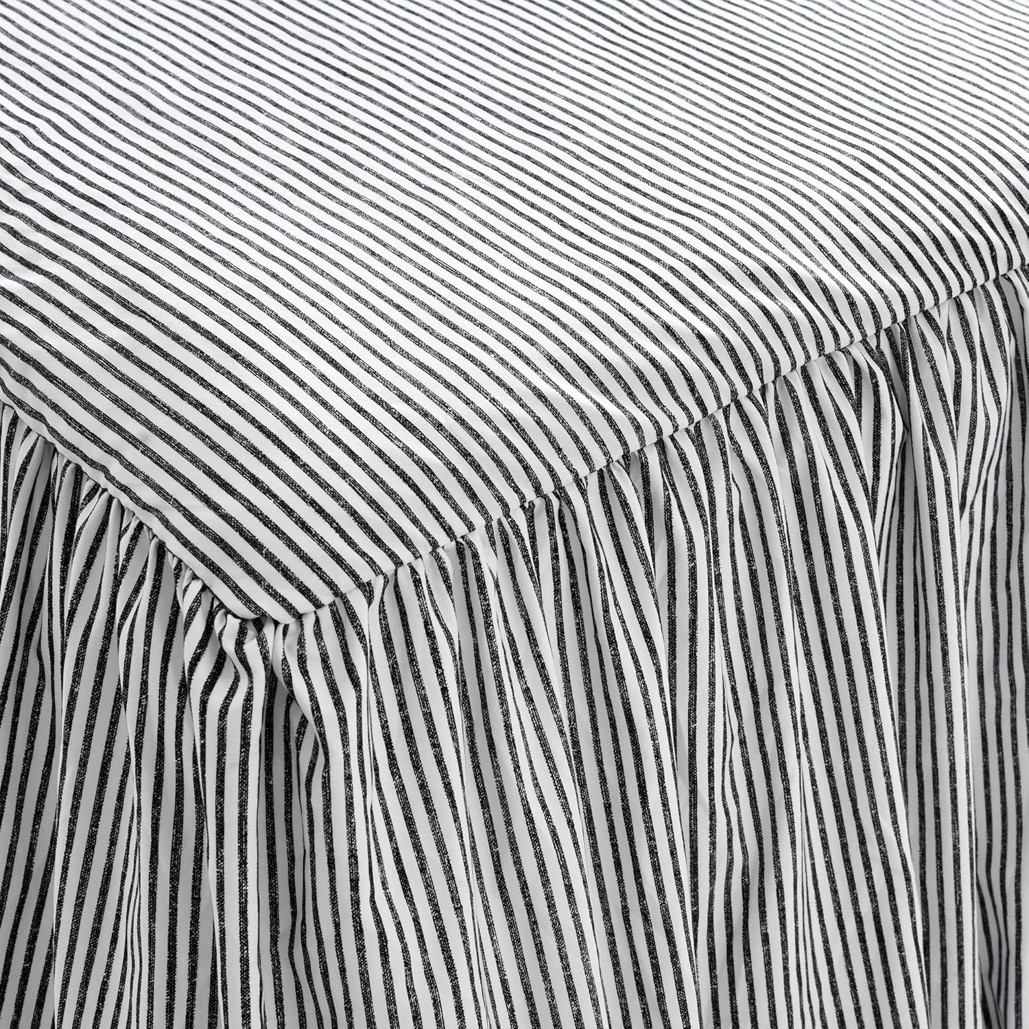 Lush Decor Ticking Stripe Bedspread 3 Piece Set Queen