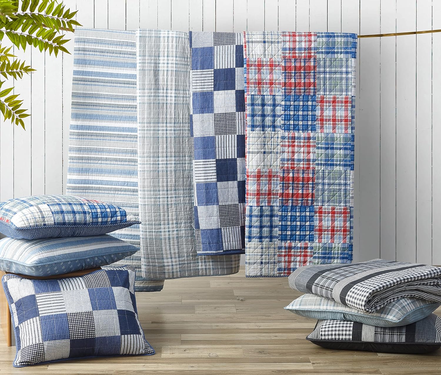 Nautica Twin Quilt Set with Matching Sham 1
