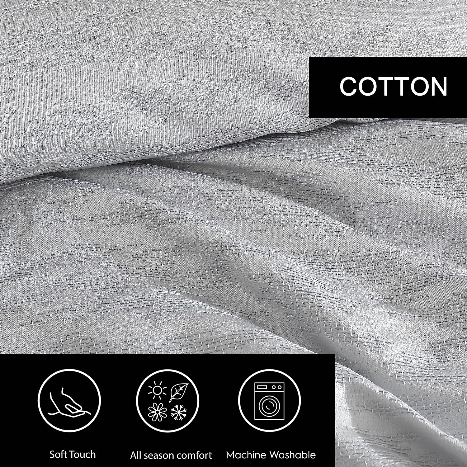 Vera Wang Queen Duvet Cover Set - Illusion Grey